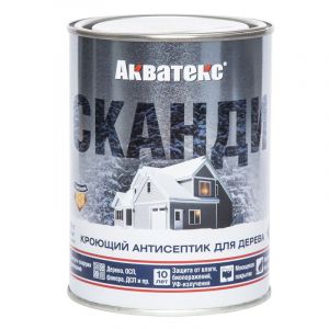 Защитно-декоративное покрытие Акватекс Сканди 0,75 л Имбирь