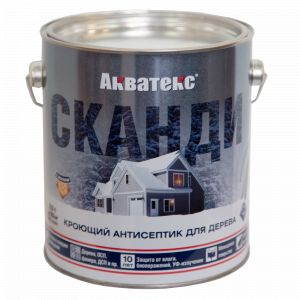 Защитно-декоративное покрытие Акватекс Сканди 2,5 л Карамель
