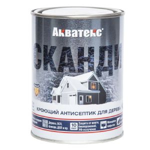 Защитно-декоративное покрытие Акватекс Сканди 0,75 л Топленое молоко