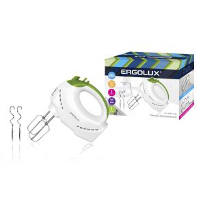 Миксер Ergolux 200 Вт бело-салатовый