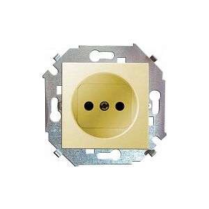 Мех. розетки 1-м. с/у б/з SIMON-15 Слон. Кость 1591431-031 (Р)