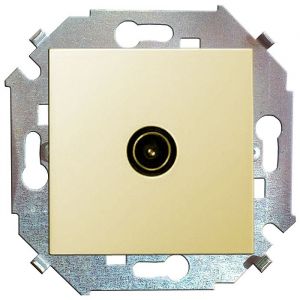 Мех. розетки 1-м. с/у SIMON-15 TV Слон. Кость 1591475-031 (Р)