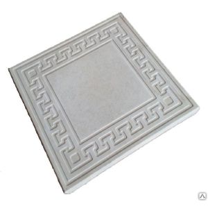Плитка тротуарная 400х400 мм Косичка Серая (4005)