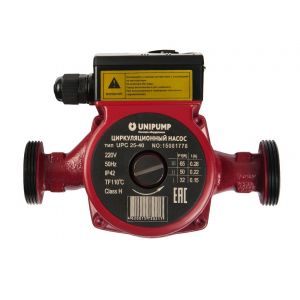Насос циркуляционный 25-80 180 (д/отопления) UNIPUMP UPC