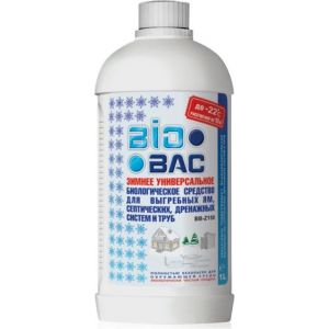 Средство для септиков и выгребных ям Biobac ВВ-Z150 1,0 л Зимнее