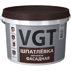 Шпатлевка акриловая VGT Фасадная 3,6 кг