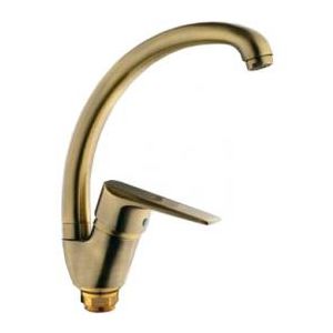 Смеситель для кухни с рычагом FRAP Бронза F4130-4