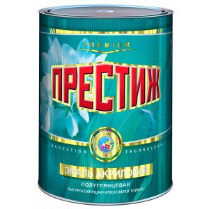 Эмаль акриловая ПРЕСТИЖ  п/глянец 0,9 кг Голубая