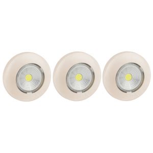Фонарь ЭРА пушлайт АВРОРА SB-505 COB 3xAAA, слон.кость, 3шт в кор 