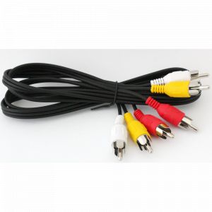 Шнур соединительный для аудио-видео 3 RCA Тюльпан  x 3 RCA Тюльпан 1,2/1,5м