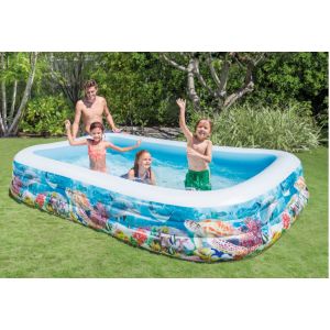 Бассейн надувной Intex 305 х183х56 см Волны 58485