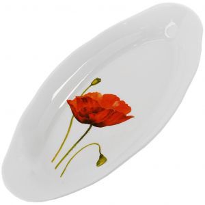 Селедочница АЛЫЙ МАК 250 мм 5С0048