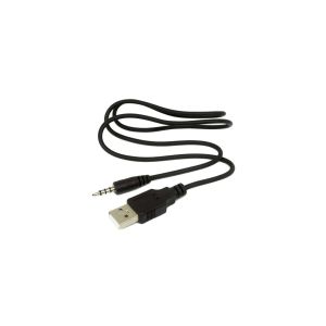 Шнур Rexant штекер - 3,5 мм AUX - штекер USB A 1 м 18-1101-8