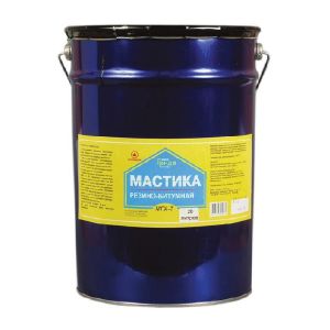 Мастика резино-битумная Грида МГХ-Т, черная, 21 кг
