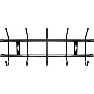 Вешалка настенная Nika, 5 крючков 48,5 x 18 x 6,7 см, черная ВН5/Ч