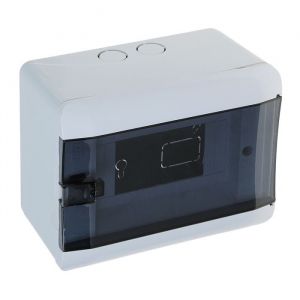 Бокс навесной пластиковый TDM ЩРН-П 8 модулей IP41 Белый SQ0901-0003