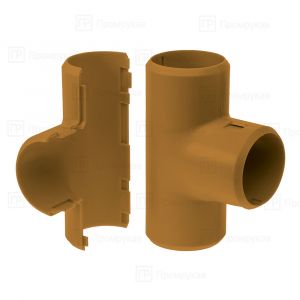 Тройник d-20 мм для трубы бук IP40