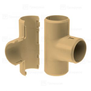 Тройник d-25 мм для трубы сосна IP40