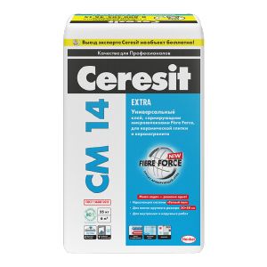 Клей для плитки Церезит (Ceresit) CM 14 Extra, 25 кг