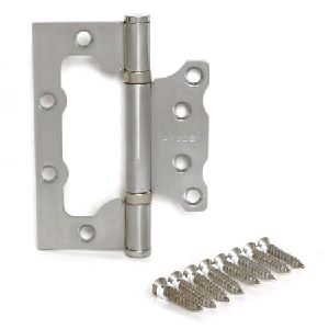 Петля бабочка APECS 100 х 75-В2-Steel-NIS Матовый Никель ПАРА-УПАКОВКА-2 шт