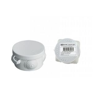 Коробка распаяч.TDM d65 х40 мм IP54 4 вх. (SQ1401-0501)