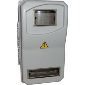 Щит учетно-распределительный навесной П-1ф/3ф-10 (494х300х135) пластик IP54 TDM 