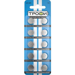 Элемент питания ТРОФИ G10 (389) LR1130, LR54 1.5V