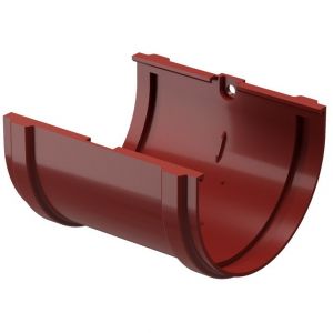 Соединитель желоба ПВХ Docke Standart d120 мм Красный