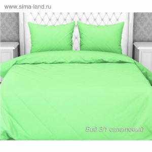 Комплект постельного белья  2 сп Samy, цвет салатовый т Бязь 125 г/м2