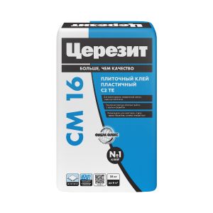 Клей для плитки Церезит (Ceresit) CM 16, эластичный, 25 кг