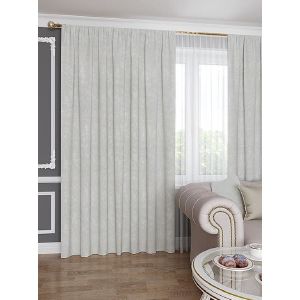 Штора портьерная Оазис 150*260 белый