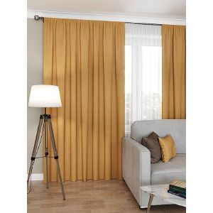 Штора портьерная Сканди 180*260 золото