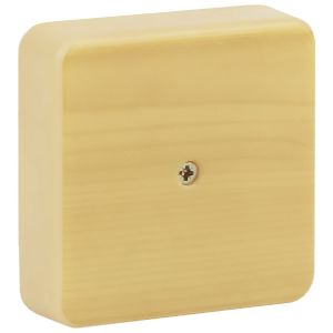 Коробка распаячная ЭРА 100х100х30 (без клеммы) сосна IP40