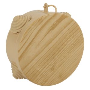 Коробка распаячн. ЭРА открытой установки КОР (сосна) 85х40мм с гермовводами 4 вх. IP54