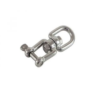 Вертлюг петля-вилка, цинк, 10 мм, в уп. 1 шт