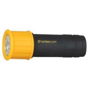Фонарь ULTRAFLASH LED15001-B 3 хR03 светофор,Желтый с Черным (10480)