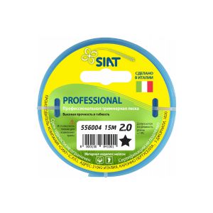 Леска для триммеров Professional SIAT 2,0 мм Звезда 15 м 