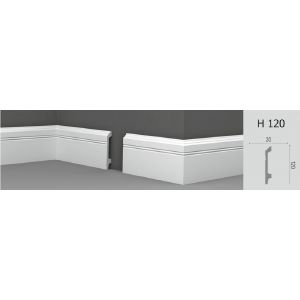 Плинтус напольный Де-Багет XPS POLIMER H 120