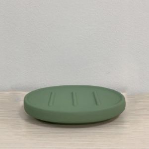 Мыльница UNNA оливковый, керамика/резина