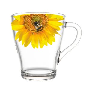 Кружка для чая 250 мл 1649-Д Живая природа. Подсолнух