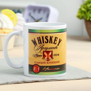 Кружка с сублимацией «Whiskey» 320 мл