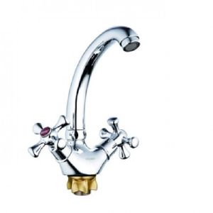 Смеситель Для Кухни Zegоr TROYA двухвентельный DTZ4-C827