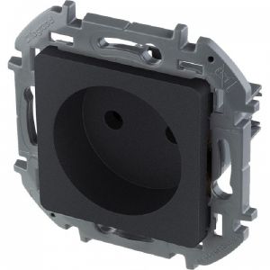 Мех. розетки 1-м СП Inspiria 16А IP20 250В 2P антрацит Leg 673713