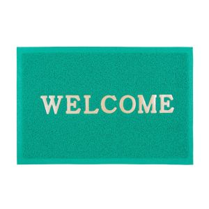Коврик Spongy 40x60 см Welcome, зеленый, SUNSTEP