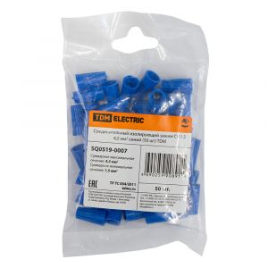 Зажим соединительный изолир.TDM СИЗ-2 4,5 мм2 Синий SQ0519-0007 5 шт уп