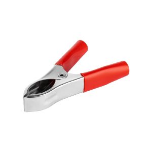 Зажим Крокодил TDM 3К 30А 75 мм.Красный (SQ0541-0015) 2 шт уп