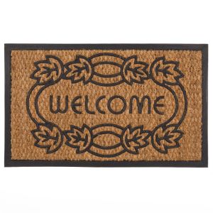 Коврик кокосовый 45x75 см «Вьюн Welcome», SUNSTEP