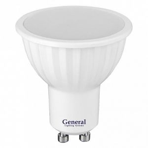 Лампа светодиодная General GLDEN-MR16-10-230-GU10-4500 (661062)