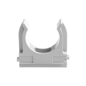 Клипса d-40 мм для гофротрубы серая уп.10 шт