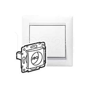 Механизм розетки 1-м СП Valena 16А IP21 2P без заземл. бел. (DIY-упак.) Leg 694268